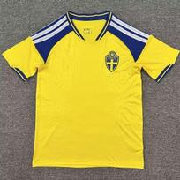 Švedija 2026 m. Pasaulio taurės marškinėliai Gerbėjų versija, tokio paties stiliaus futbolo marškinėliai 2XL geltona
