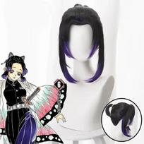 Kochou Shinobu Cosplay Kostiumas Anime Demon Slayer Cosplay Uniforma Perukas Helovino Šventės Kostiumas Suaugusiems Vaikams L smėlis
