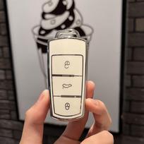 Naujas madingas TPU automobilio rakto dėklas dangtelis Volkswagen Vw Cc Passat B6 B7 Passat 3C Cc Maogotan R36 B5 B7L Apsauginis Automobilio Aksesuaras gray