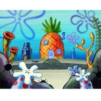 Dažymas pagal numerius Paveikslai dažymui SpongeBobas Ananasų namas 50x40 cm