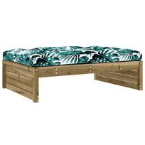 Garden Stool 120x80 cm Pressure Treated Pine Wood