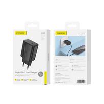 Foneng Eu65 Pd 20W Wall Charger For Iphone 11 12 13 14 Samsung 1Xusb-C juoda