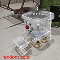 1 Set Large Capacity Pet Drinking Fountain 3/5/8/10L Cartoon Pet Automatic Water Dispenser No-Electricity Auto Water Bowl