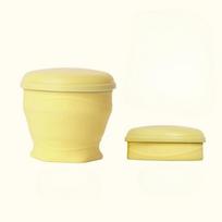 Foldable Water Cup 180ml for Travel and Business Trip Portable Silicone Camping Mug Food Grade Outdoor Drinking Cup geltona