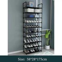10 Floors Shoe Rack Simple Multilayer Shoe Cabinets Portable Saving Space Shoes Organizer Easy To Install Shoe-shelf Furniture