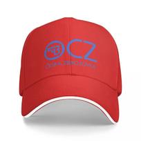 Ceska Zbrojovka CZ Firearms Merchandise Unisex Style Baseball Caps Guns Hats Cap Retro Outdoor Activities Snapback Hat One Size raudona