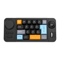 19 Key Mini Wired Gaming Keypad, Hot Swappable Mechanical Macro Keyboard with RGB Backlight, Dual Knobs & Joystick Support Custom Macro Programming juoda