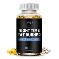 Premium Night Time Fat Burner Supplements for Calorie and Sleep Support 120 Capsules 120PCS black