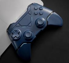 Wireless Bluetooth Controller for PS4/PS4 Pro/Slim, Dual Vibration Feedback, Ergonomic Design,PC Compatible,Midnight Blue
