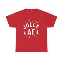 Funny Christmas Santa Jolly AF Unisex Shirt Holiday Present Toy Snow 4XL