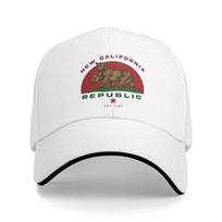 Vintage Republic California Baseball Cap Men Women Trucker Hat  Outdoor Workouts Gift Sun Hats Adjustable
