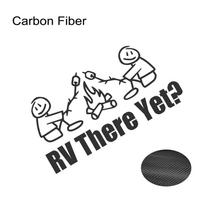Funny RV There Yet Camping Decor Stickers for SUV Camper RV Van Motorhome Caravan Vinyl Decal Decoration Auto Tuning Accessories 40x20.6cm black