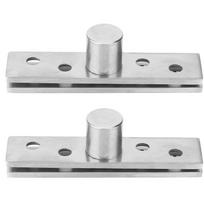 2pcs Center Pivot Stainless Steel Pivot Hinge Silver 360 Degree Rotation Rotating Door Hinge Concealing Hinge Door Hinges balta