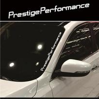 Prestige Performance Graphic priekinio priekinio stiklo lipdukas Vinilinis automobilių sportinis lipdukas