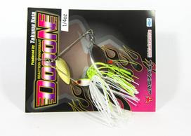 Jackall Spinner Bait Lure Doon 1/4 oz Chart Back White (0890)