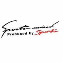 Atspindintys Sport Mind raidės Automobilio stiliaus Transporto priemonės priekinio žibinto lipdukas Dekoras juoda