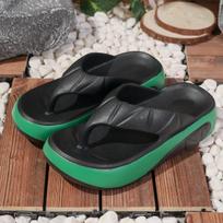 Fashion 2025 Women Indoor Beach Flip Flops Summer Platform Shoes Soft EVA Girls Home Street Slippers Thick Sole Female Fashion Sandals 36-37 juoda