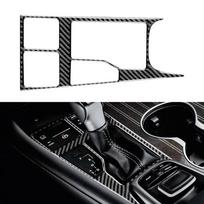 for Lexus RX 300 350h 450h Car Central Console Gear Shift Frame Sticker Real Carbon Fiber Cover Interior Trim Accessories for Lexus RX 16-21