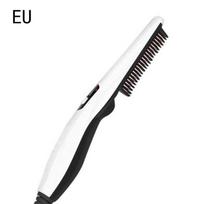 Elektrinis barzdos tiesinimo šukos, greitas šildomas plaukų formavimo šepetys, skirtas Mens Pro Hair EU