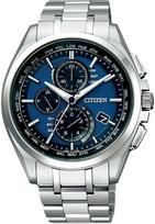 CITIZEN ATTESA Tiesioginis analoginis plonas laikrodis [Citizen] Eco-Drive radijo bangomis valdomas laikrodis, Skrydis, Ekranas, Dizainas, AT8040-57L, Vyriškas
