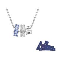 Swarovski Connexus Synthetic Cubic Zirconia Magnet, Rhodium Plated, Faux Crystal Necklaces Womens Silver F-Original brand box (color random) sidabras