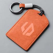 For Leapmotor C10 C16    Car Nfc Card Key Cover Suede Remote Key Fob Case Protector Holder Shell Kychain Interior