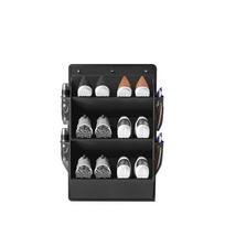 Wall-Mounted Multi-Purpose Shoe Storage Rack Organizer 3 Small + 4 Large