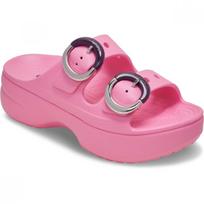 Crocs Women Platform Deep Did Buckle Sandal 213246 669 W5(220mm)