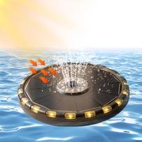 1.4W Solar Powered Pond Fountains with Colorful LED Lights Floating Bathtub Water Spray for Bird Bath Pond Pool Outdoor Garden China Mainland