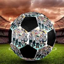 Soccer Ball Colorful Machine Stitched PVC Size 5 Team Training Competition Ready Durable High-Bounce Cool Sports Gift