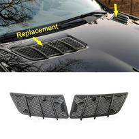 2PCS Air Intake Grille Inlet Trim For Mercedes-Benz W164 ML & GL Class Car Exterior Hood Vent Scoop Decorative China Mainland