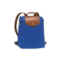 LONGCHAMP Poliamido Drobės Kuprinė Moteriška Mėlyna One Size mėlyna
