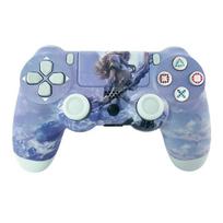Wireless Bluetooth Controller for PS4, Dual Motors Dual Vibration Gamepad Compatible with PS4