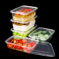 1 Compartment BPA Free Reusable Meal Prep Containers Plastic Food Storage Trays with Airtight Lids Microwavable Freezer Small balta