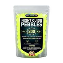 200/400/600/1000pcs Glow In The Dark Pebbles Night Guide Pebbles Luminous Glow Stones for Fish Tank Aquarium Garden Walkway