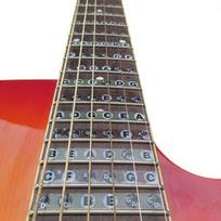 Gitaraos Fingerboardo Natų Lipdukai Fingerboardo Fretų Žemėlapio Lipdukas Pradedantiesiems Mokiniams