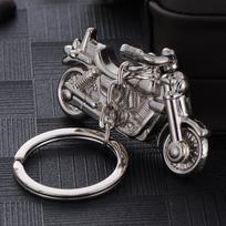 Madingi vyriški metaliniai 3D motociklų pakabukai, automobilio raktų pakabuko laikiklis, raktų pakabuko priedas