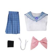 Anime Cosplay kostiumas Danganronpa Maizono Sayaka moksleivės uniformos moteriškas sijonų komplektas Helovino vakarėlio suknelė S