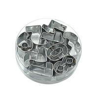 9/26 vnt Abėcėlės raidė Fondant sausainių formelių tortų dekoravimo rinkinys glazūrai pjaustytuvų formelių kepimo įrankis 9pcs