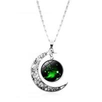 12 žvaigždyno pusmėnulio zodiako ženklo Astrologijos horoskopo pakabukas karoliai Aries