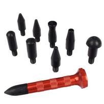 Automobilio kėbulo PDR nedažytas krušos įdubimų taisymo plaktuko rašiklio šalinimo rinkinys 11pcs/set black