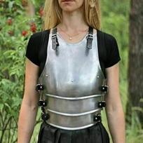 Viduramžių šarvai kiraso moteriška striukė Larp krūtinės šarvai su krūtine kalėdinės dovanos jos Cosplay Prop Helovino kostiumui