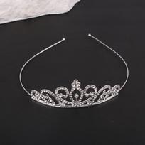 Moterų saldaus vėjo princesės Tiara gimtadienio vakarėlio karūna pasirodymo vakarėliui gray