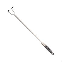 Meat Hook Flipper Practical Food Turner Fork Hooks for Meats Sausages Household 41.5cmx4.7cmx5cm gray