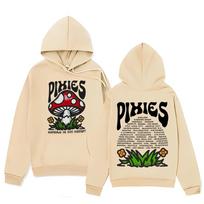 Vintažinis Hoodie Pixies Mind grybų megztinis Unisex universalus drabužis Y2K High Street megztiniai su gobtuvu Kur mano protas S