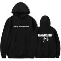 Lana Del Rey Pretty When You Cry Prekės Ženklas Hoodies Spausdinti Žieminiai Rudens Hoodies Laisvalaikio Apvalus Kaklas Streetwear Moteriški Drabužiai S