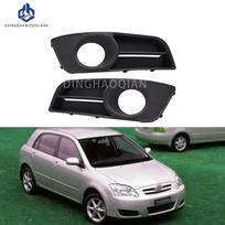 Automobilio priekinio rūko žibinto dangtelis Apatinio buferio juodos rūko žibinto angų grotelių apdailos rėmelis Tinka Toyota Corolla 2004 2005 2006