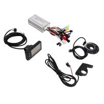 17A Electric Bike Controller Kit 8 Magnetic Assist Sensor Thumb Throttle S866 LCD Meter for 24V 36V 48V Motor