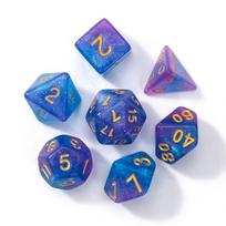 7 vnt./rinkinys dovanų 7 kauliukų TRPG DND žaidimo kauliukams DND kauliukai daugiakampiai kauliukai stalo žaidimas 01