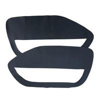 Compatible 2005-2009 Ford Mustang Door Panel Leather Armrest - New Interior Decorative Accessory. Wine Red Pair